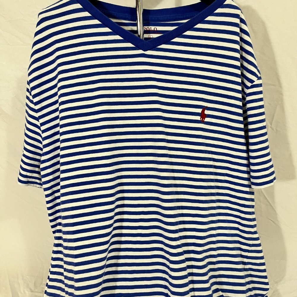Mens V Neck Large Polo Ralph Lauren  Short Sleeve